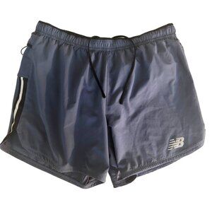 New Balance Impact Run 5 Inch running gym Shorts Medium zip pocket